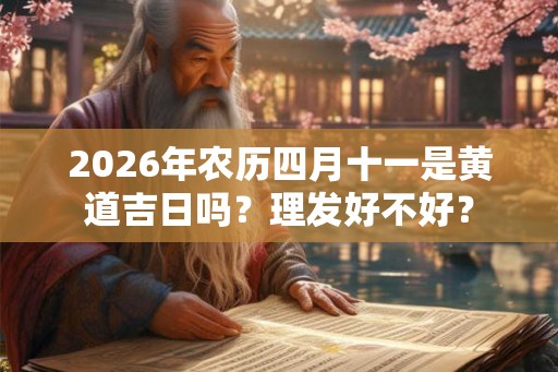2026年农历四月十一是黄道吉日吗？理发好不好？