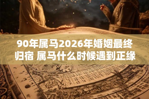 90年属马2026年婚姻最终归宿 属马什么时候遇到正缘