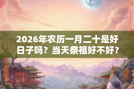 2026年农历一月二十是好日子吗？当天祭祖好不好？