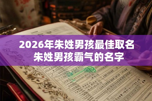 2026年朱姓男孩最佳取名 朱姓男孩霸气的名字 2026年朱姓男孩最佳取名 朱姓男孩霸气的名字