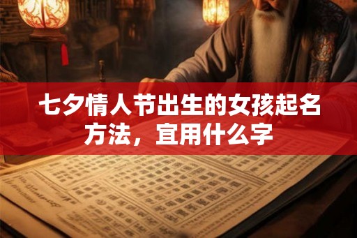 七夕情人节出生的女孩起名方法，宜用什么字