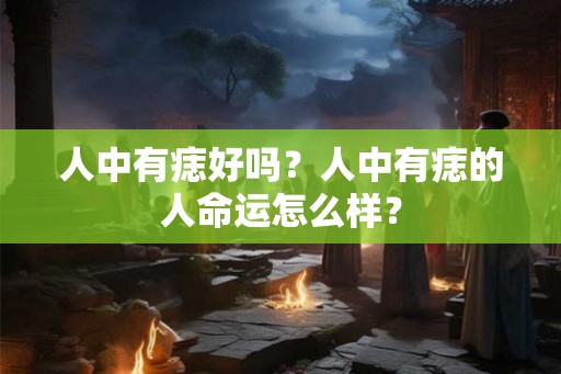 人中有痣好吗?人中有痣的人命运怎么样? 人中有痣好吗?人中有痣的人命运怎么样?