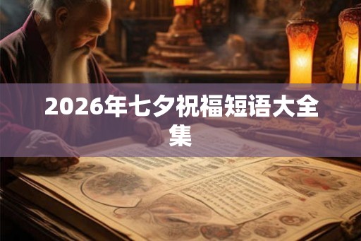 2026年七夕祝福短语大全集 2026年七夕祝福短语大全集