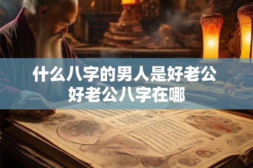 什么八字的男人是好老公 好老公八字在哪