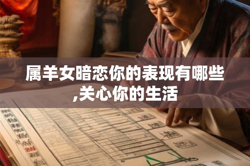 属羊女暗恋你的表现有哪些,关心你的生活