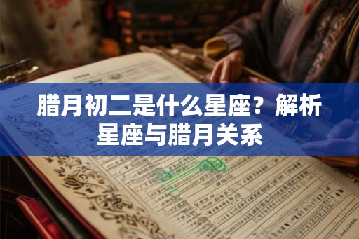 腊月初二是什么星座？解析星座与腊月关系