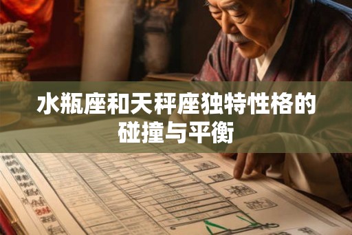 水瓶座和天秤座独特性格的碰撞与平衡