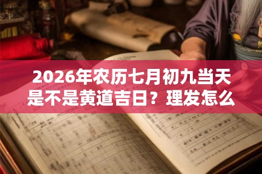 2026年农历七月初九当天是不是黄道吉日？理发怎么样？