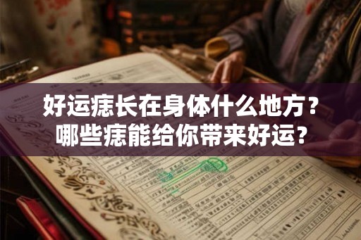 好运痣长在身体什么地方？哪些痣能给你带来好运？