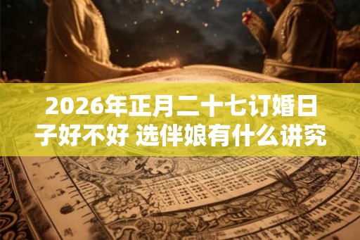 2026年正月二十七订婚日子好不好 选伴娘有什么讲究吗 2026年正月二十七订婚日子好不好 选伴娘有什么讲究吗