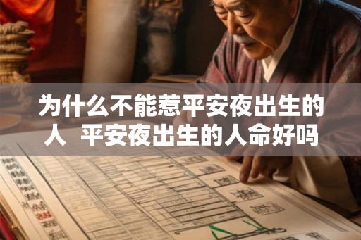 为什么不能惹平安夜出生的人  平安夜出生的人命好吗
