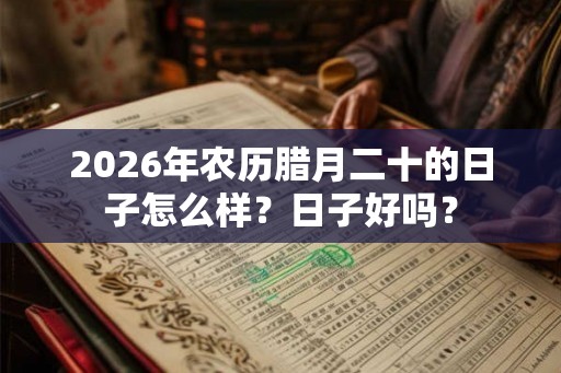 2026年农历腊月二十的日子怎么样？日子好吗？