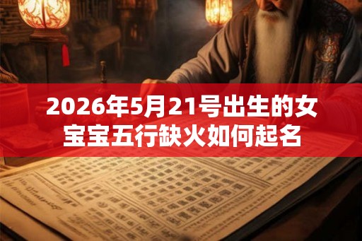 2026年5月21号出生的女宝宝五行缺火如何起名