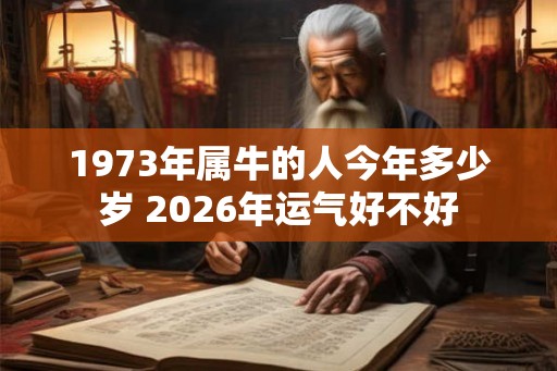 1973年属牛的人今年多少岁 2026年运气好不好