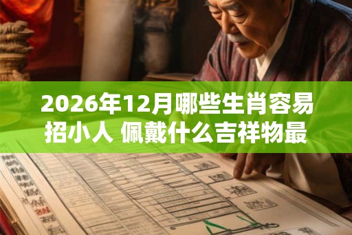 2026年12月哪些生肖容易招小人 佩戴什么吉祥物最好