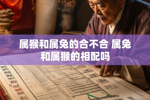 属猴和属兔的合不合 属兔和属猴的相配吗