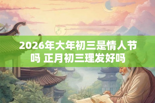 2026年大年初三是情人节吗 正月初三理发好吗 2026年大年初三是情人节吗 正月初三理发好吗