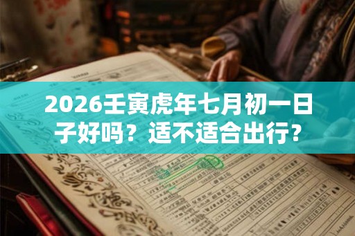 2026壬寅虎年七月初一日子好吗？适不适合出行？