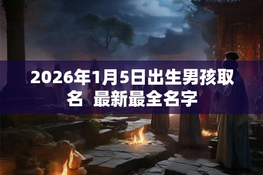 2026年1月5日出生男孩取名  最新最全名字