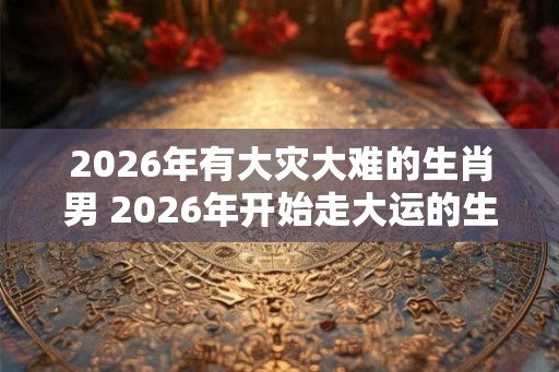 2026年有大灾大难的生肖男 2026年开始走大运的生肖