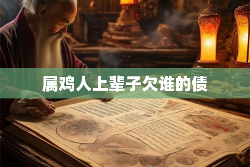 属鸡人上辈子欠谁的债