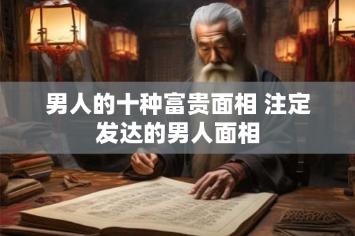 男人的十种富贵面相 注定发达的男人面相 男人的十种富贵面相 注定发达的男人面相