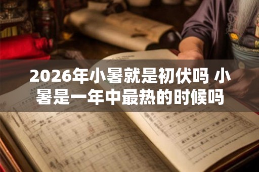 2026年小暑就是初伏吗 小暑是一年中最热的时候吗