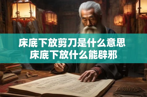 床底下放剪刀是什么意思 床底下放什么能辟邪 床底下放剪刀是什么意思 床底下放什么能辟邪