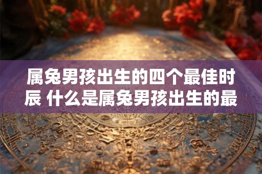属兔男孩出生的四个最佳时辰 什么是属兔男孩出生的最佳时辰