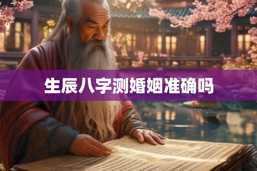 生辰八字测婚姻准确吗