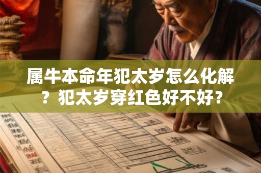 属牛本命年犯太岁怎么化解？犯太岁穿红色好不好？