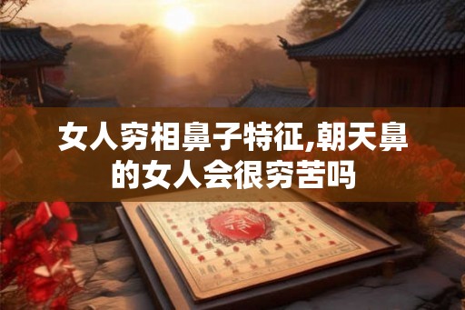 女人穷相鼻子特征,朝天鼻的女人会很穷苦吗 女人穷相鼻子特征,朝天鼻的女人会很穷苦吗