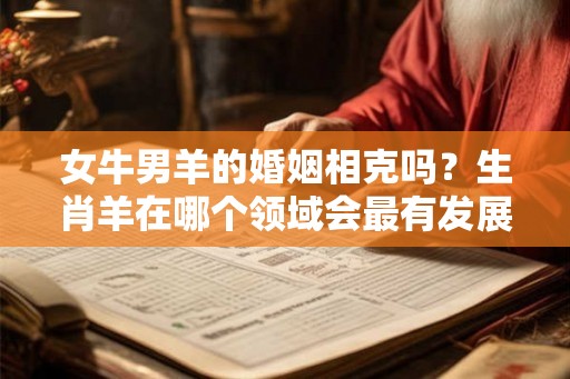 女牛男羊的婚姻相克吗？生肖羊在哪个领域会最有发展？