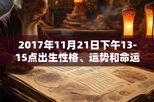2017年11月21日下午13-15点出生性格、运势和命运