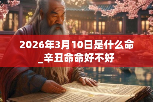 2026年3月10日是什么命_辛丑命命好不好