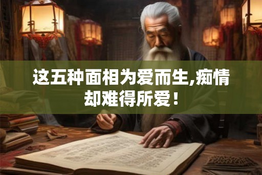这五种面相为爱而生,痴情却难得所爱！