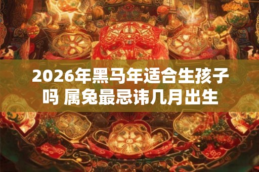 2026年黑马年适合生孩子吗 属兔最忌讳几月出生