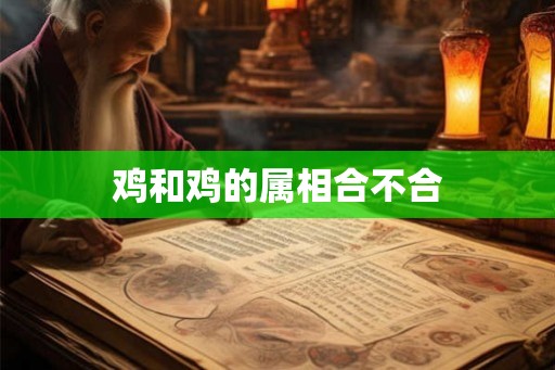 鸡和鸡的属相合不合