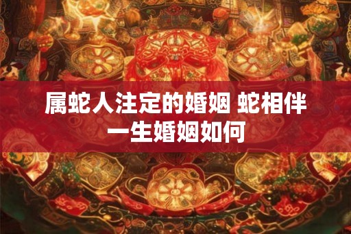 属蛇人注定的婚姻 蛇相伴一生婚姻如何