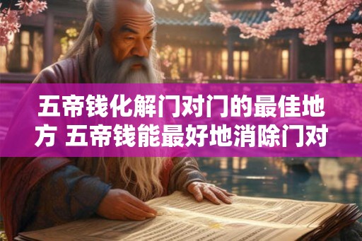 五帝钱化解门对门的最佳地方 五帝钱能最好地消除门对门矛盾吗 五帝钱化解门对门的最佳地方 五帝钱能最好地消除门对门矛盾吗