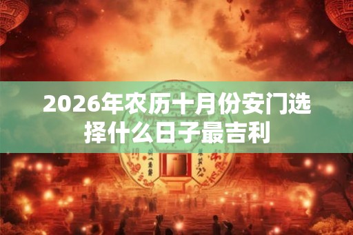 2026年农历十月份安门选择什么日子最吉利