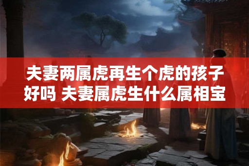 夫妻两属虎再生个虎的孩子好吗 夫妻属虎生什么属相宝宝好