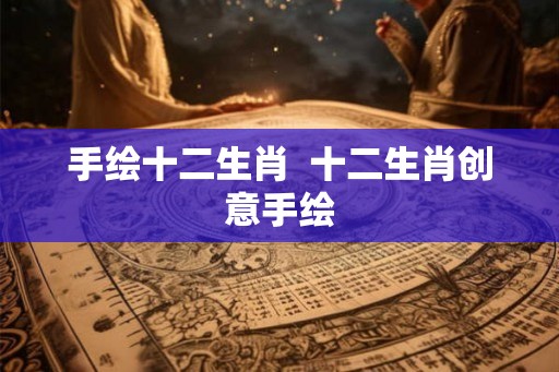 手绘十二生肖  十二生肖创意手绘