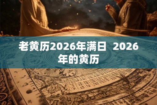 老黄历2026年满日 2026年的黄历 老黄历2026年满日 2026年的黄历