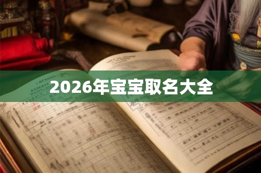 2026年宝宝取名大全 2026年宝宝取名大全