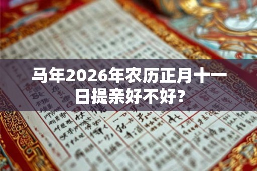 马年2026年农历正月十一日提亲好不好? 马年2026年农历正月十一日提亲好不好?