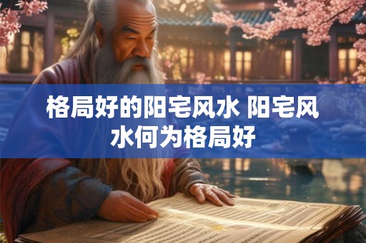 格局好的阳宅风水 阳宅风水何为格局好