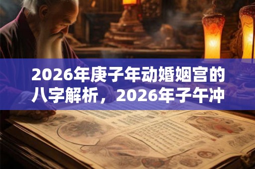 2026年庚子年动婚姻宫的八字解析,2026年子午冲婚姻宫吗? 2026年庚子年动婚姻宫的八字解析,2026年子午冲婚姻宫吗?