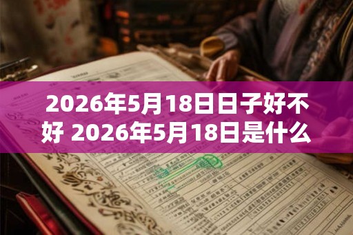 2026年5月18日日子好不好 2026年5月18日是什么日子