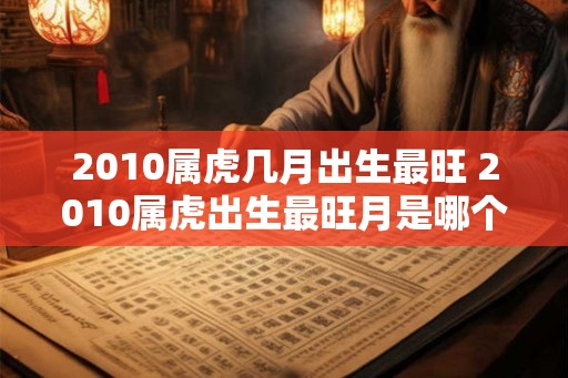 2010属虎几月出生最旺 2010属虎出生最旺月是哪个